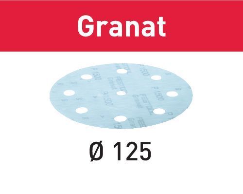 FESTOOL Schleifscheibe STF D125/8 P1200 GR/50 Granat